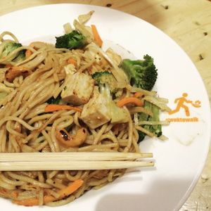 Wok to walk vegan noodles at Wok to Walk in Barcelona