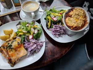 Vegan Lunch at Bullet Coffee House and Eatery in Hastings
