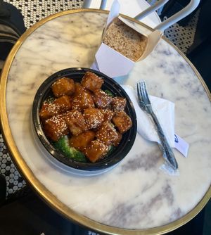 Table inside Kossars at Miss Wonton in New York City