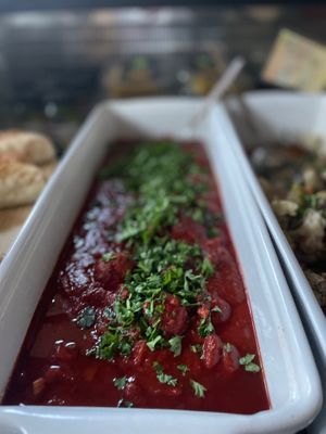 Vegetarische spaghettisaus met balletjes. at De Graanhalm in Kalmthout