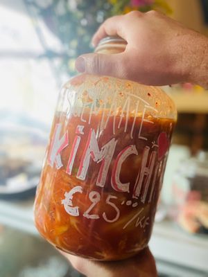 Huisgemaakte kimchi! at De Graanhalm in Kalmthout