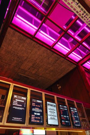 Mood lighting in this amazing building at Giftshop Gent in Ghent