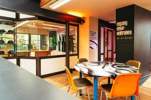 A giftshop, run by local artist, the owners change from time to time at Giftshop Gent in Ghent