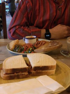 I had a Vegan bacon sandwich  at Lounges - Vivo Lounge in Dorchester