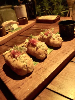 Pacones   at Ziggy's in Tulum