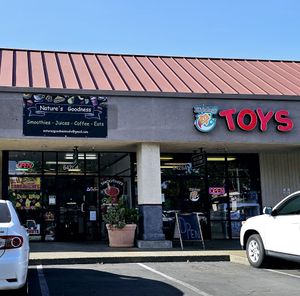 Next to the toy store at Nature's Goodness in Carmichael