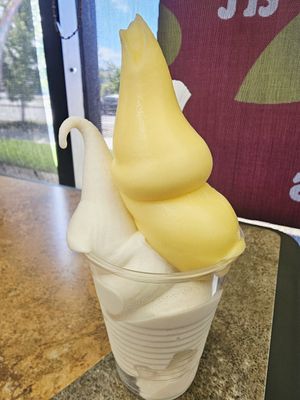Vegan Dole Whip with Oatly Soft Serve at Nature's Goodness in Carmichael