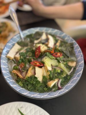 Pho soup with tofu   at Hoa Sen in Moers