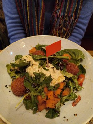 Falafel and sweet potato salad at Lounges - Arcado Lounge in Bournemouth
