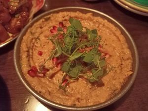 Eggplant at Mission Masala's Bombay BBQ in Brussels