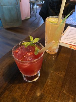 Non-alcoholic drinks  at Mission Masala's Bombay BBQ in Brussels