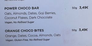 sweets vegan  at Lotta in Tivat