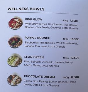 menu  at Lotta in Tivat