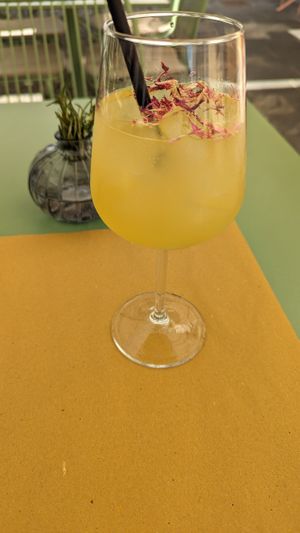 Summer spritz at Barbarella PLANT Bistro in Ljubljana