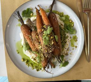 Carrots   at Barbarella PLANT Bistro in Ljubljana