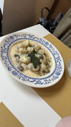 Gnocchis  at Barbarella PLANT Bistro in Ljubljana