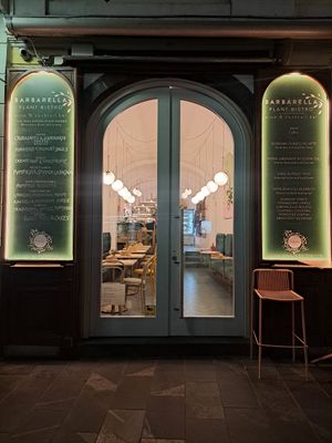 Exterior at Barbarella PLANT Bistro in Ljubljana
