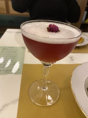 Love bomb cocktail   at Barbarella PLANT Bistro in Ljubljana