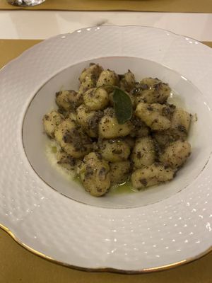 Gnocchi  at Barbarella PLANT Bistro in Ljubljana