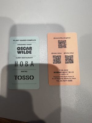   at TOSSO Hoba in Tokyo