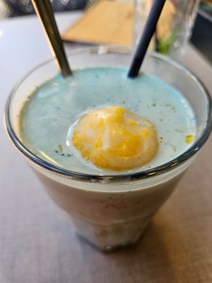 Sommerspecial mit Matcha, Blue Spirulina & Mango Sorbet at Katzentempel - Trier  in Trier