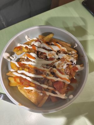 Loaded chili fries at Katzentempel - Trier  in Trier