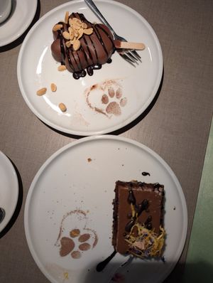 My husband tried the "not snicker" and I had the tiramisu. Both were really good. at Katzentempel - Trier  in Trier