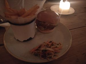 Beyond Cheese Burger at Lounges - Santo Lounge in Southampton