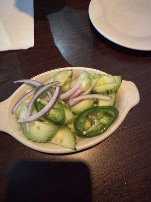 Cucumber salad #Veganuary at Yohama Noodles in Las Vegas