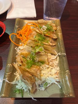 Vegetable gyoza  at Yohama Noodles in Las Vegas