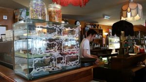 Bar with some vegan sweet stuff at Lounges - Loco Lounge in Birmingham