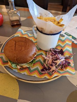 Vegan cheeseburger at Lounges - Pinto Lounge in Banbury