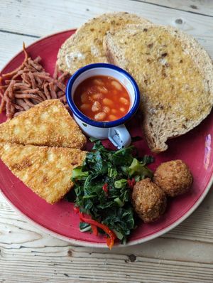 Vegan breakfast at Lounges - Pinto Lounge in Banbury