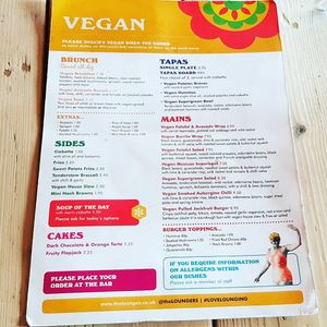 Menu Oct 2018 at Lounges - Pinto Lounge in Banbury