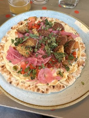 Falafel flatbread   at Lounges - Ludo Lounge in Bournemouth