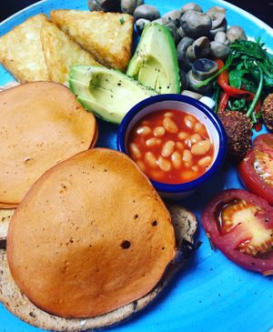 Big vegan breakfast  at Lounges - Ludo Lounge in Bournemouth