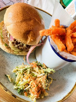 Beyond burger at Lounges - Seco Lounge in Plymouth