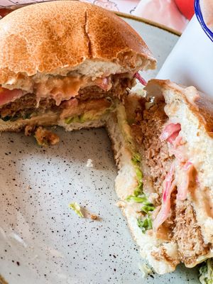 Beyond burger at Lounges - Seco Lounge in Plymouth