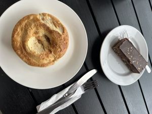   at Cafe Nevé in Fox Glacier