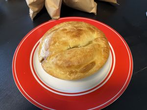 Vegan Pie  at Cafe Nevé in Fox Glacier