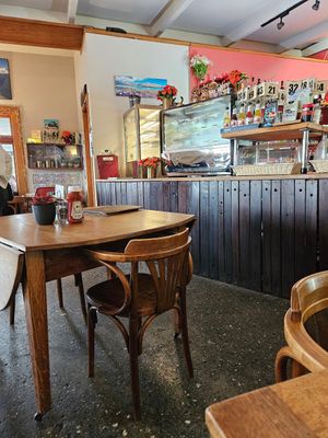  at Cafe Nevé in Fox Glacier