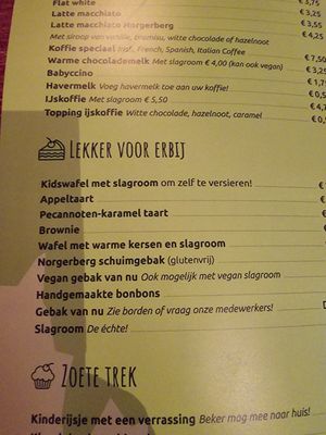 Gebak at Bospaviljoen De Norgerberg in Norg
