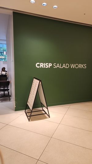 Front at Crisp Salad Works Minato Mirai in Yokohama
