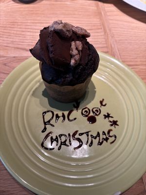 Vegan chocolate muffin   at RHC Cafe Minatomirai in Yokohama