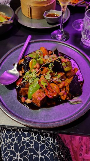 Tofu and eggplant at Mr Wabi in Brisbane