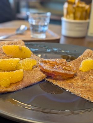 La Vg Suzette Flambée at Franquette Creperie  in Bowral