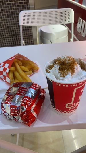 Single smash meal (+ drink) and a frostie  at Rightside Fast Food - Pavilion KL in Kuala Lumpur