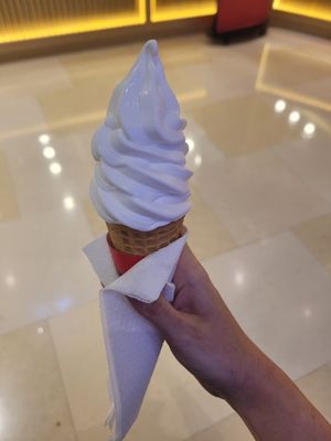 Coconut icecream at Rightside Fast Food - Pavilion KL in Kuala Lumpur