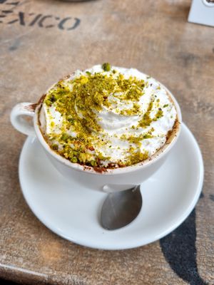 Pistachio Hot Chocolate at iCafe  in Glasgow