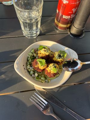 falafel  at Fancy's in Burlington